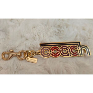 NWOT Coach Retro Stained Glass Bag Charm